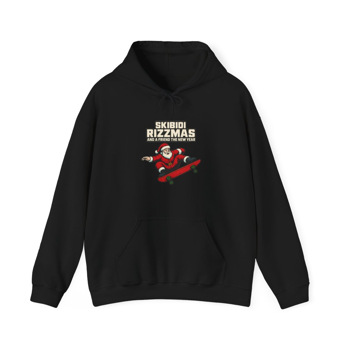 Skibidi Rizzmas And A Fanum Tax New Year Hoodie