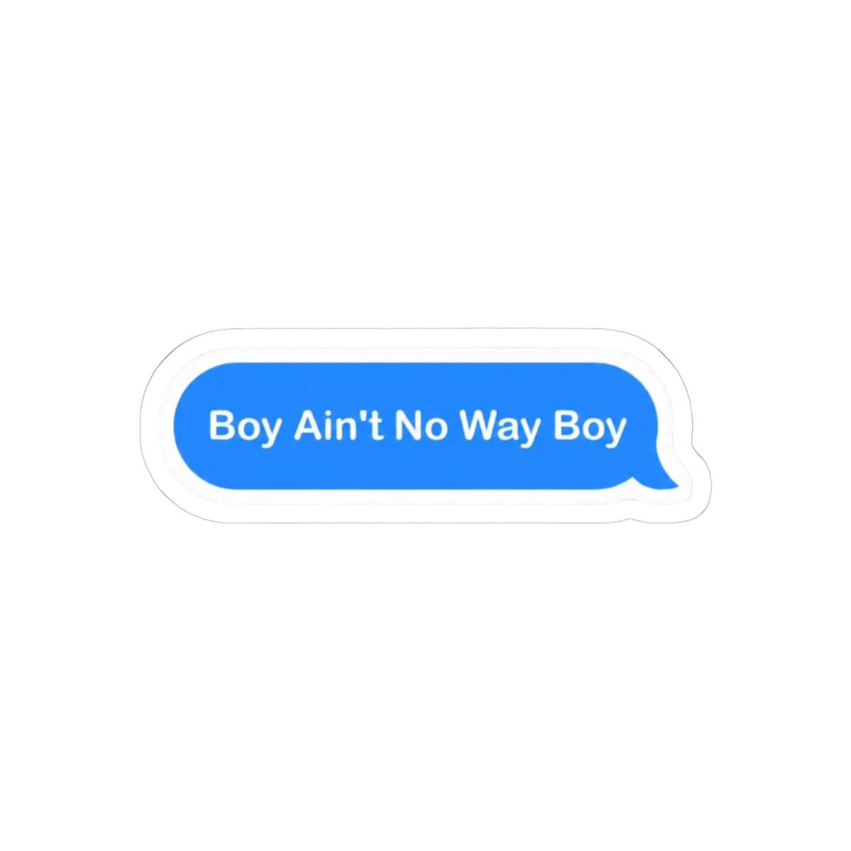 Boy Ain't No Way Boy Sassy Sticker | Funny Bold Vinyl Decal