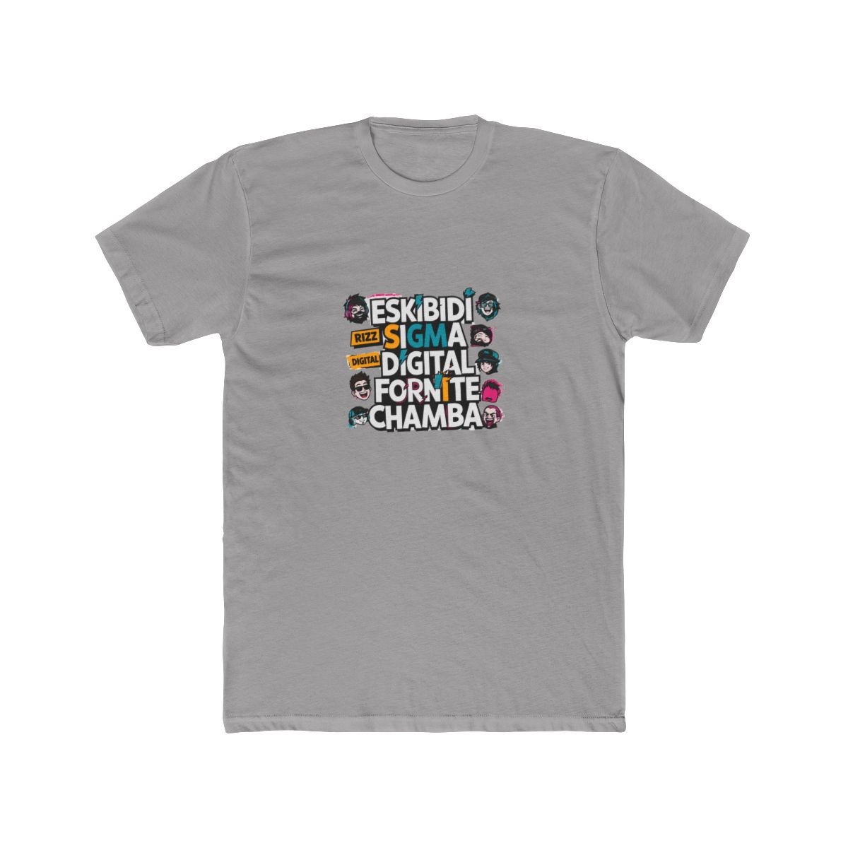 Skibidi Rizz Sigma Pomni Fortnite Fanum Tax Meme T Shirt - Gen Alpha Gift
