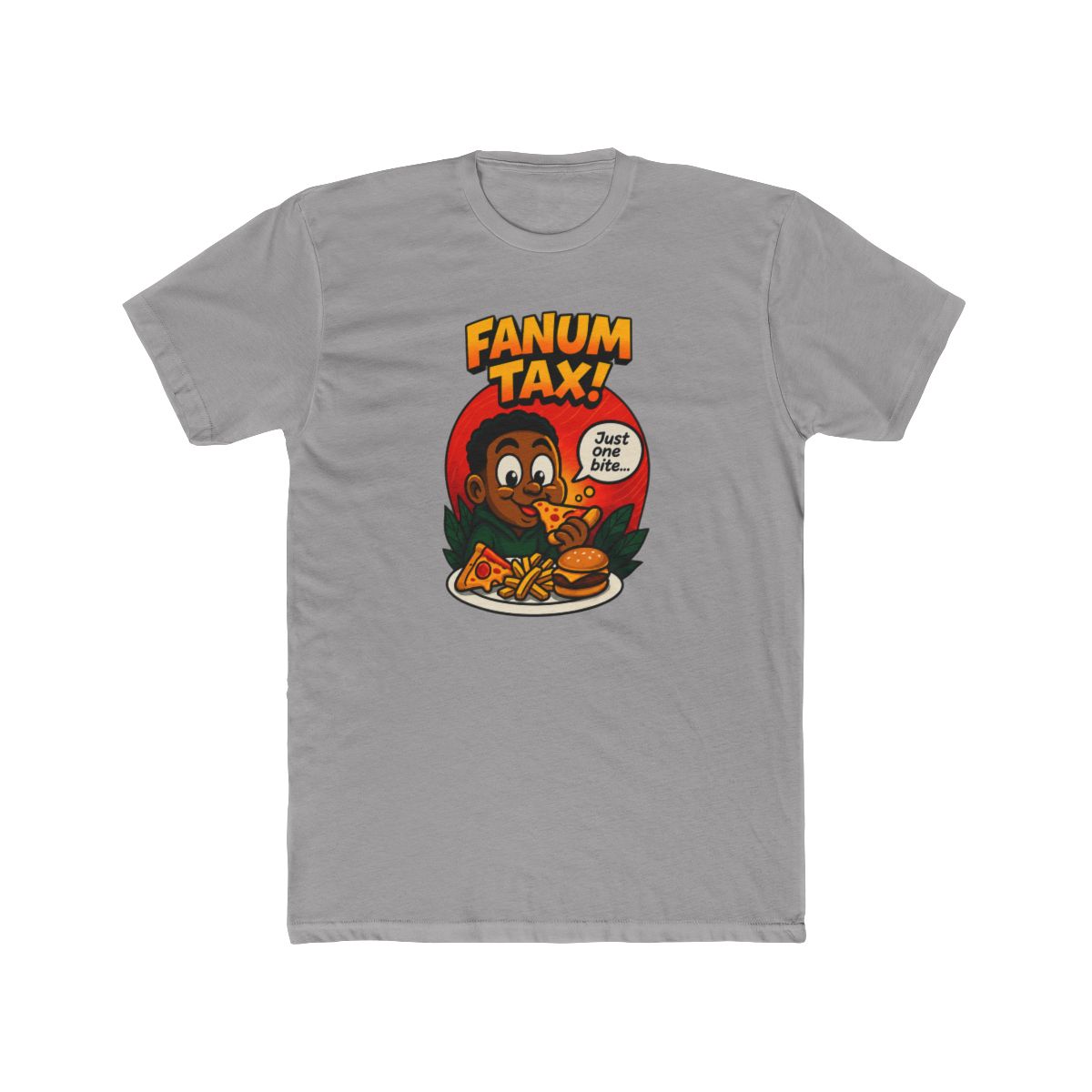 Fanum Tax Just One Bite Funny Meme T Shirt - TikTok Snack Humor Gift