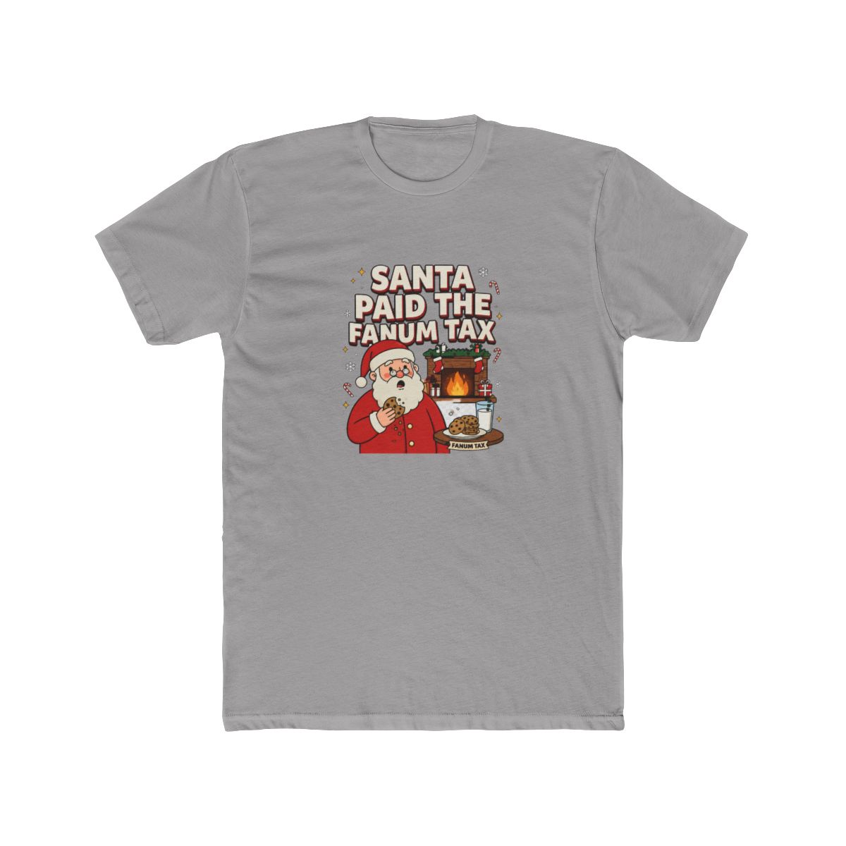 Santa Paid Fanum Tax T Shirt, Funny Christmas Meme Tee