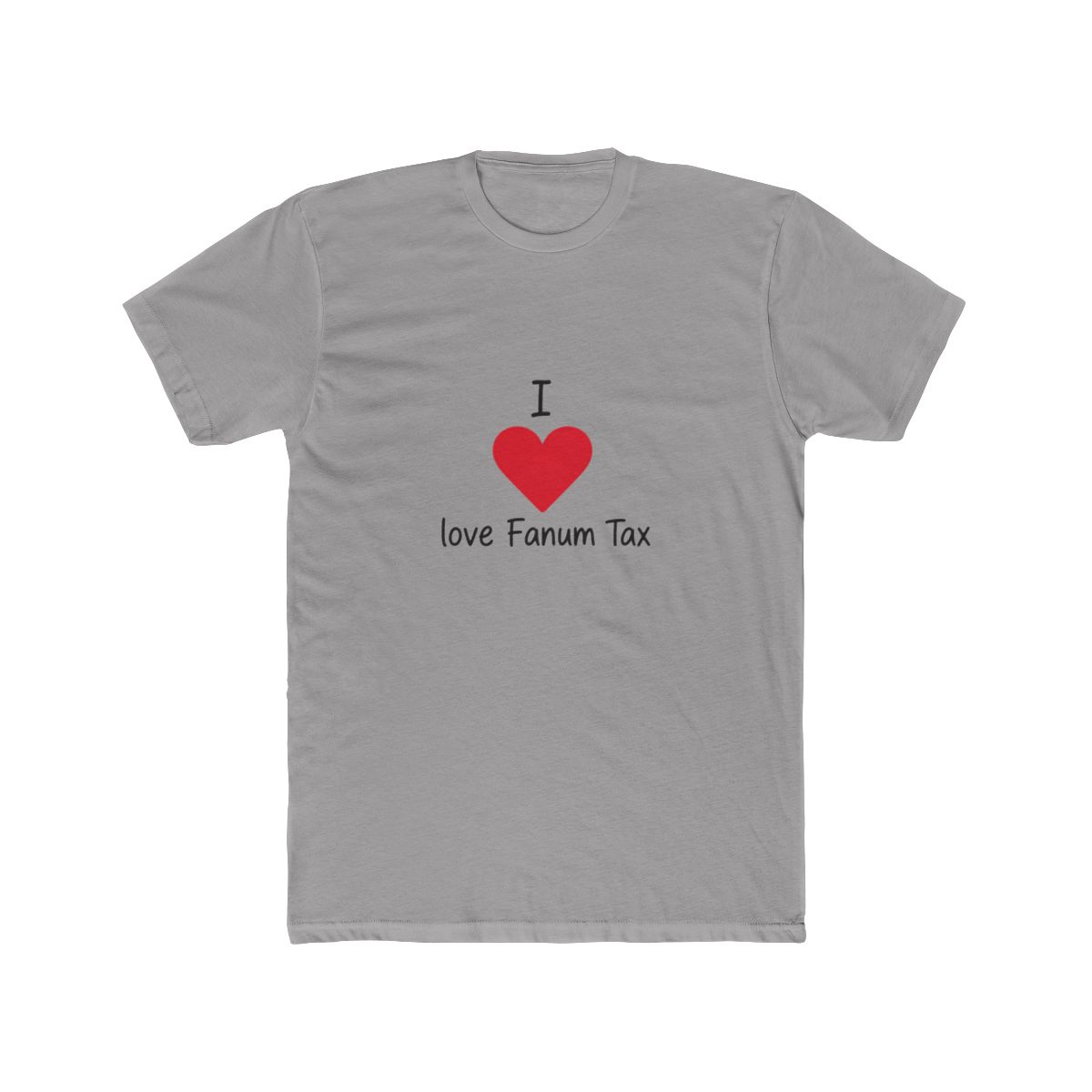 I Heart Fanum Tax Heavy Cotton Tee - Gen Alpha Humor Gift